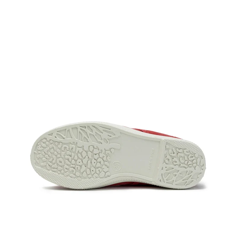 Zapatilla rojo lavado LONA470 Natural World