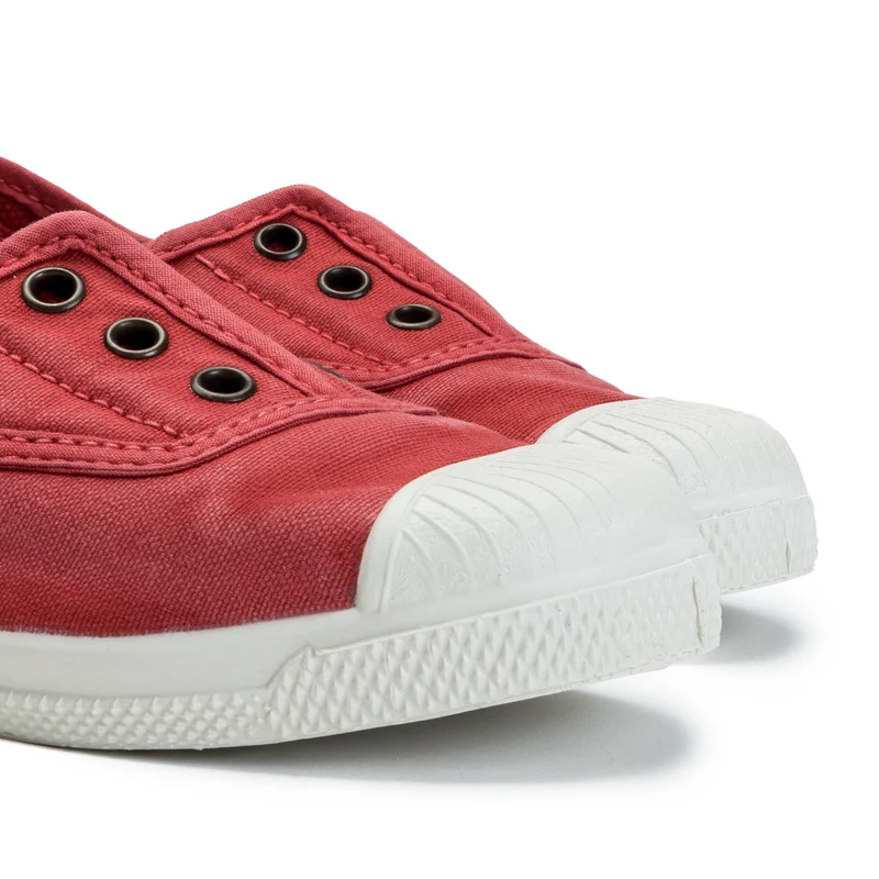 Zapatilla rojo lavado LONA470 Natural World