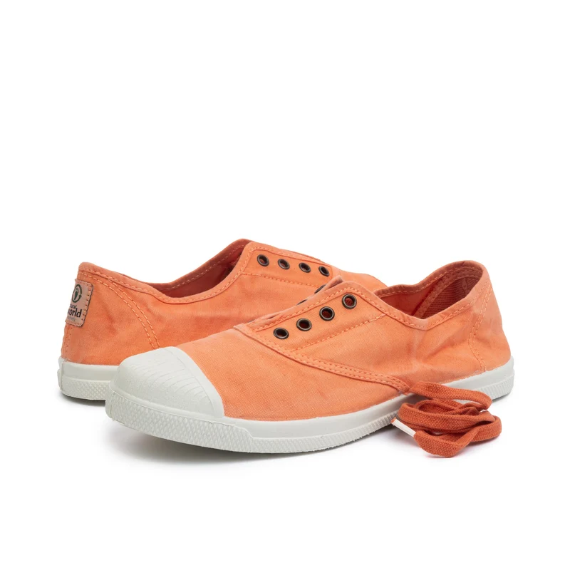 Zapatilla mandarina LONA102 Natural World