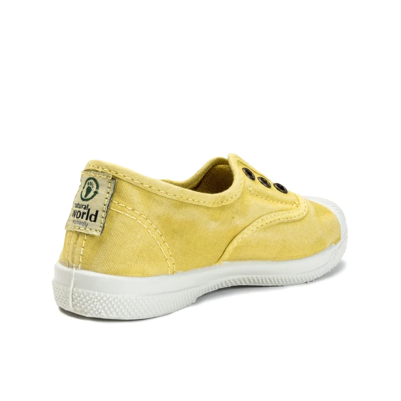 Zapatilla amarilla LONA470 Natural World
