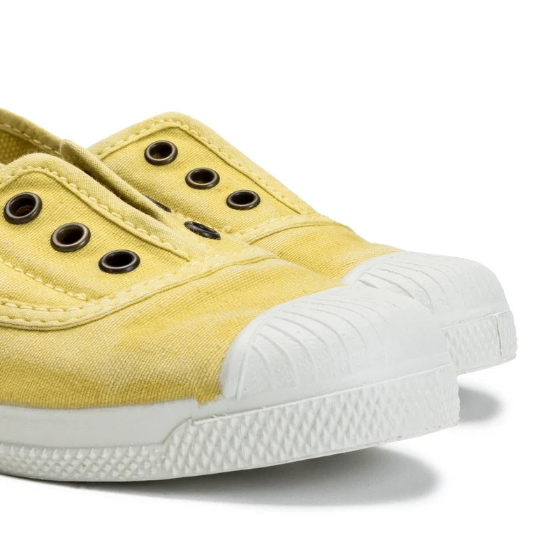 Zapatilla amarilla LONA470 Natural World