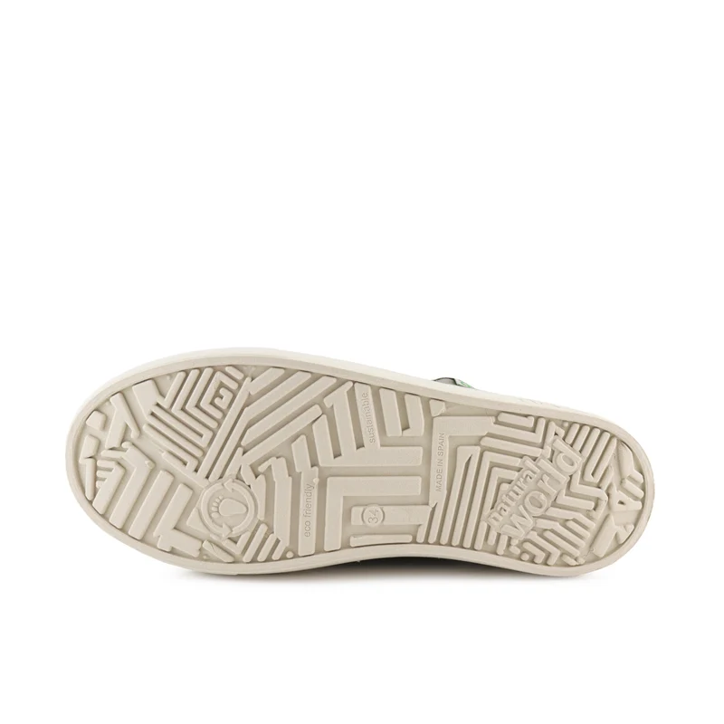 Zapatilla gris claro lavado LONA6472 Natural World