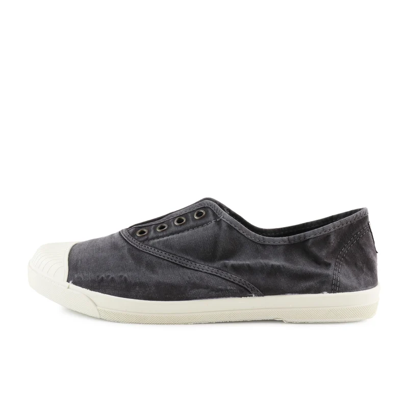 Zapatilla negro lavado LONA3102 Natural World