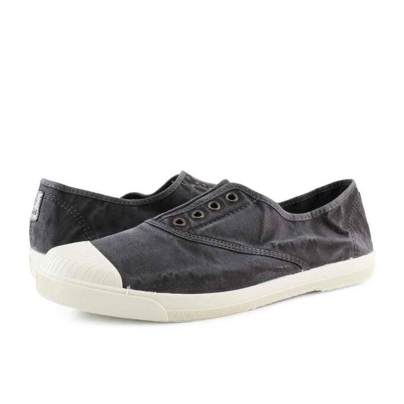 Zapatilla negro lavado LONA3102 Natural World