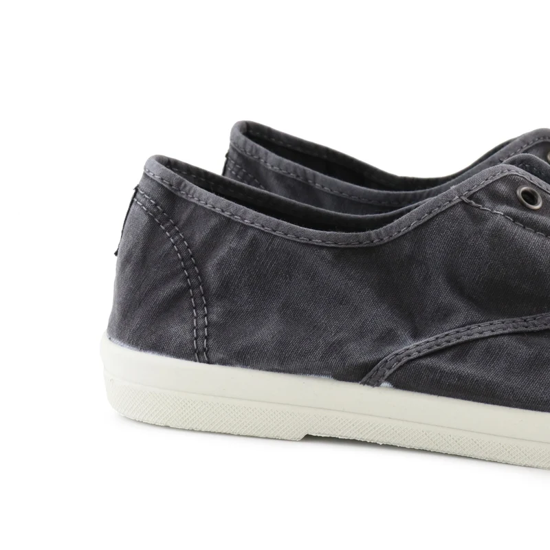 Zapatilla negro lavado LONA3102 Natural World