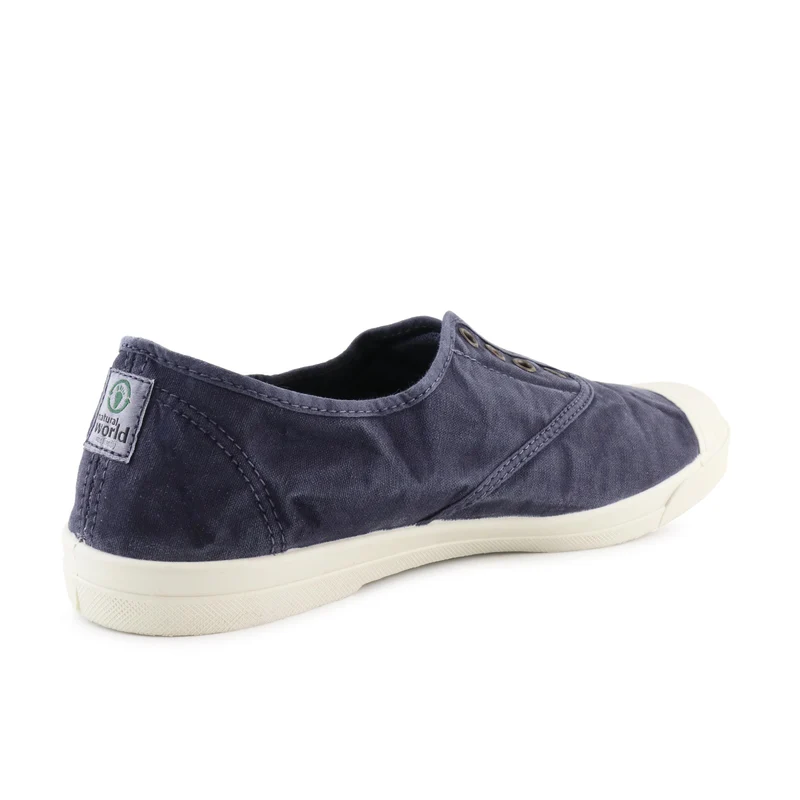 Zapatilla azul lavado LONA3102 Natural World