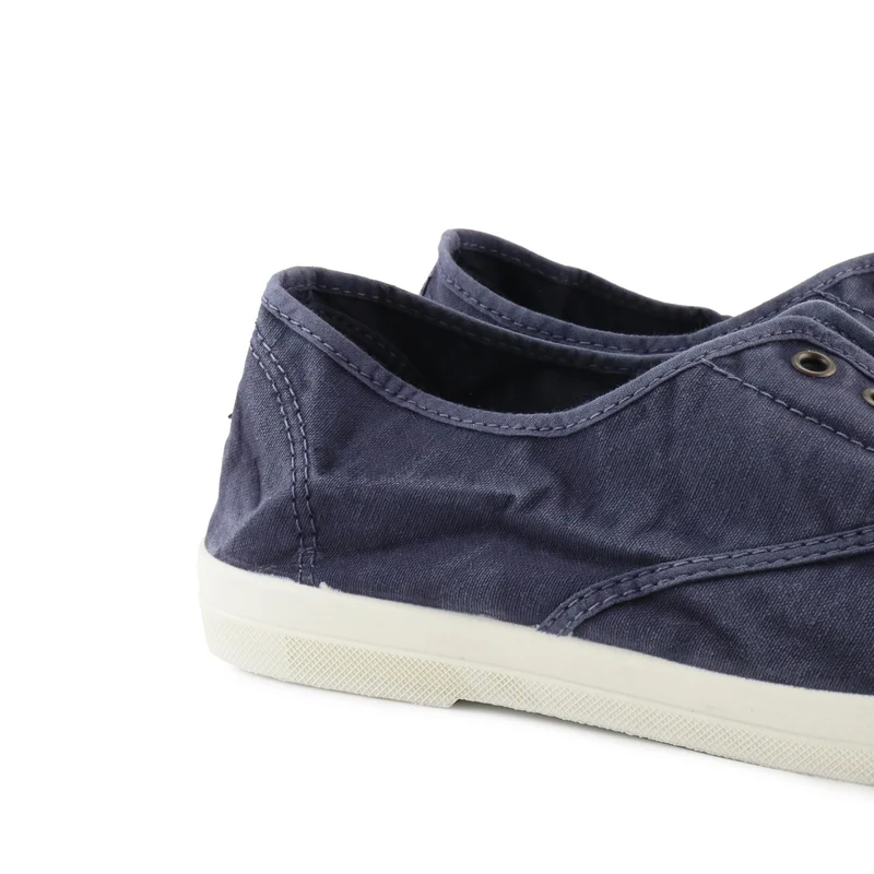 Zapatilla azul lavado LONA3102 Natural World
