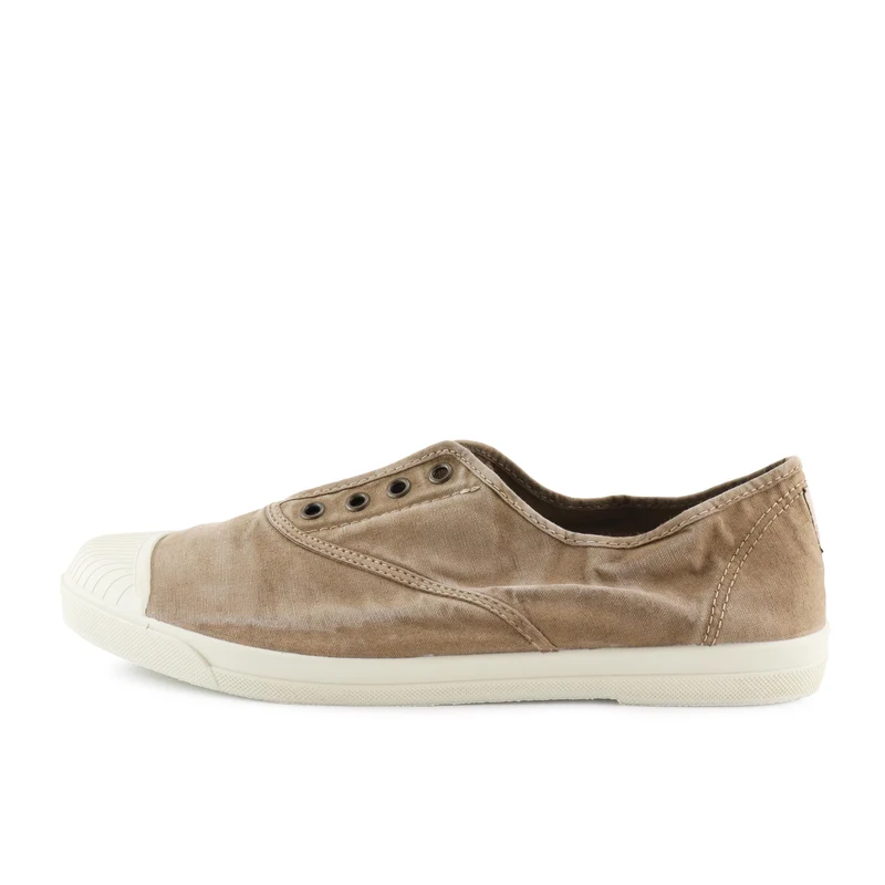 Zapatilla beige lavado LONA3102 Natural World