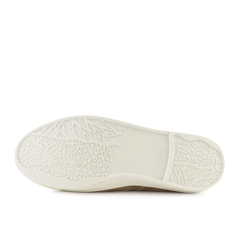 Zapatilla beige lavado LONA3102 Natural World