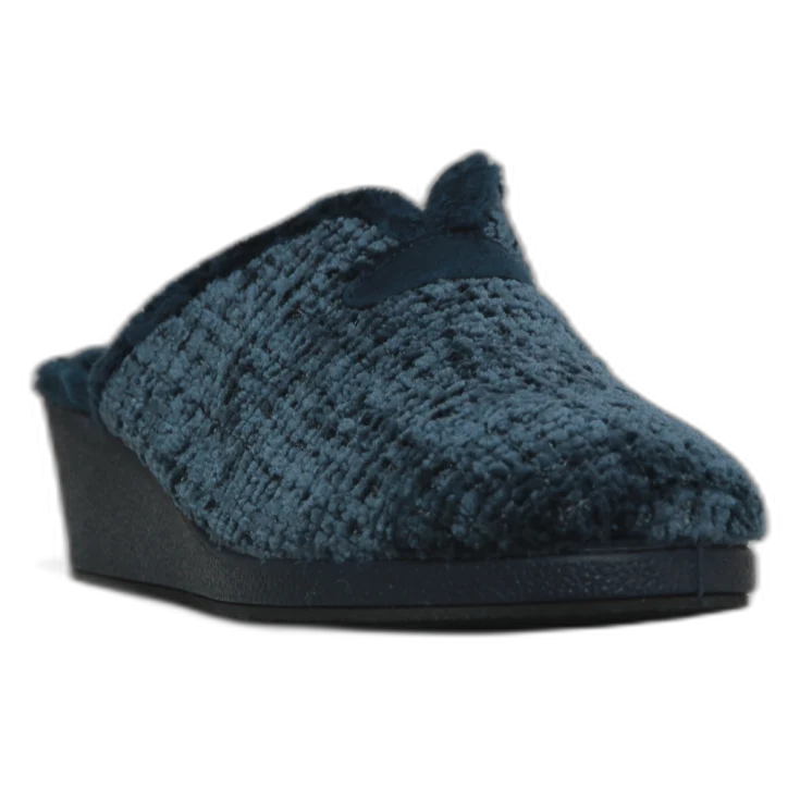 MUJER ZAPATILLAS DE ESTAR POR CASA BALMES (ZCO.CHAPA-SIN BANDA) MARINO