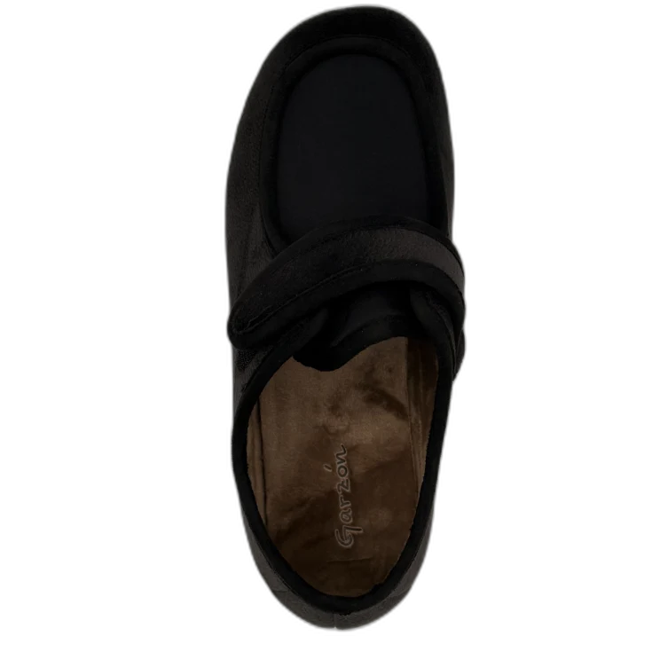 MUJER ZAPATILLAS DE ESTAR POR CASA ANACONDA (COPETE LICRA) NEGRO