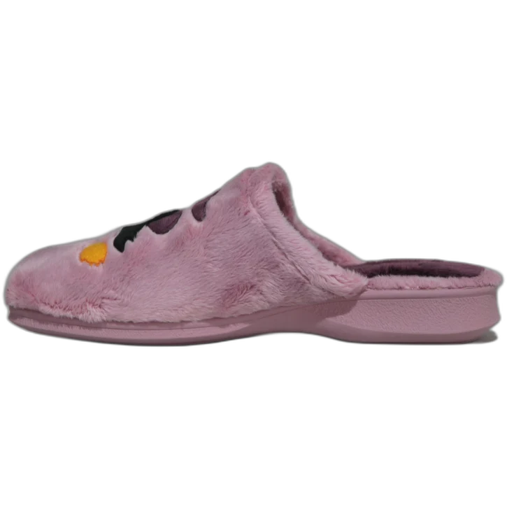 MUJER ZAPATILLAS DE ESTAR POR CASA MONTLIS (B. BRUJA / FRASE) MALVA-MOR