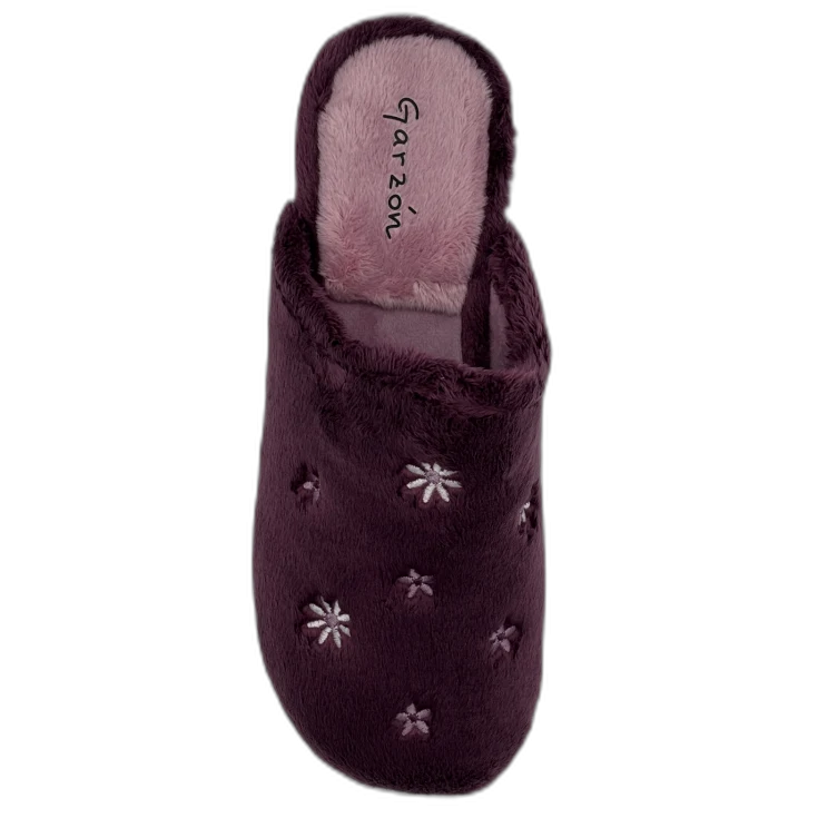 MUJER ZAPATILLAS DE ESTAR POR CASA MONTLIS (B. 7 MARGARITAS) MORA-MALVA