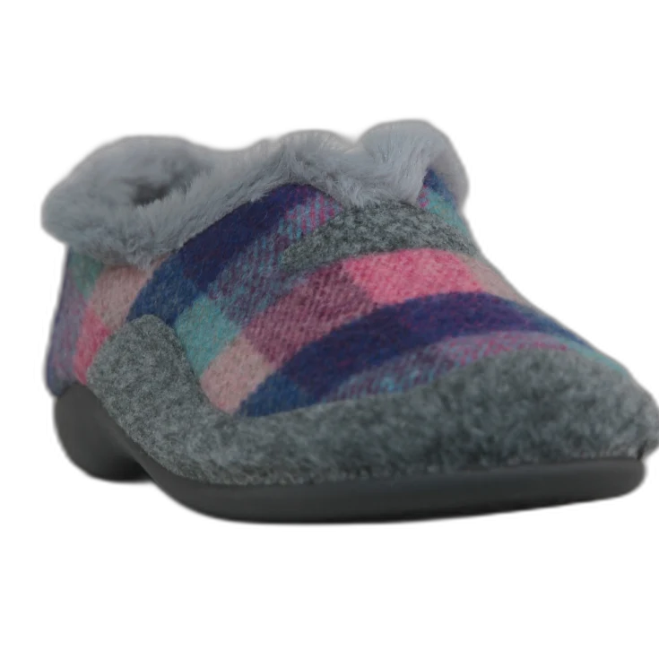 MUJER ZAPATILLAS DE ESTAR POR CASA POZZUOLI (CDO.CHAPA-BANDA) MARINO-GR