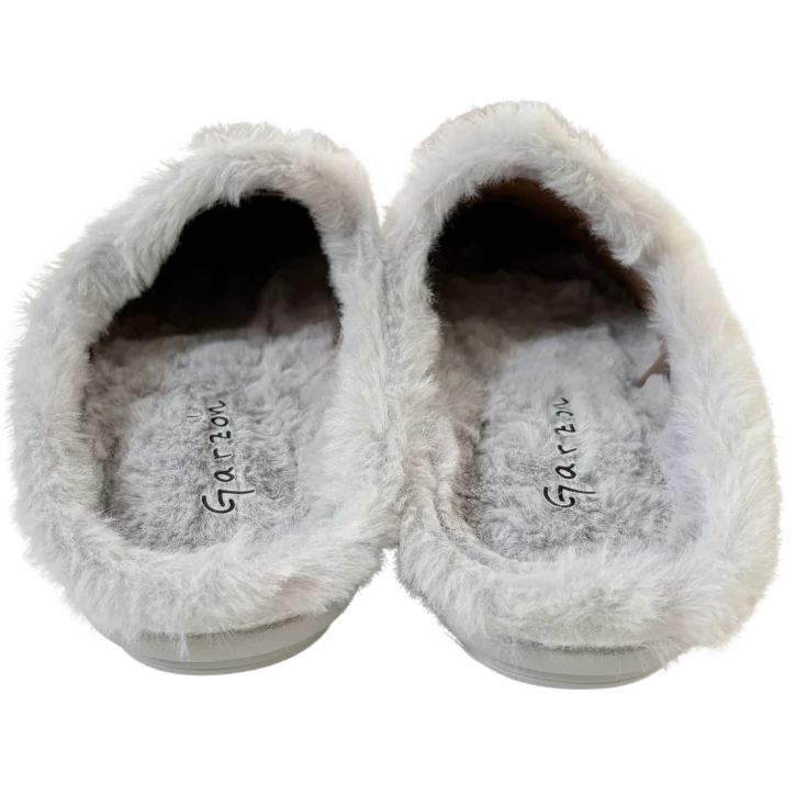 MUJER ZAPATILLAS DE ESTAR POR CASA PICOS (B. RATON / RATITA) MARFIL-GRI