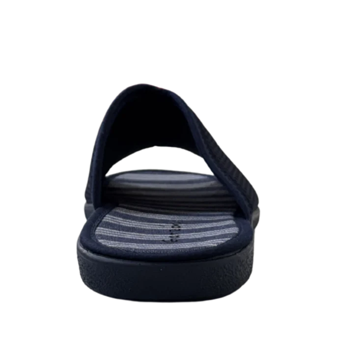 HOMBRE ZAPATILLAS DE ESTAR POR CASA LICRA TOPOS (B. LOGO PL. LUREA) MARI