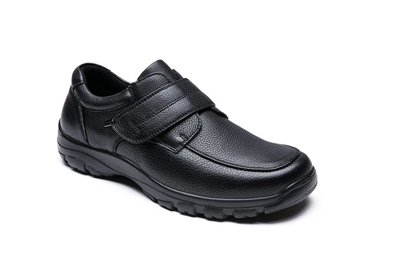 Zapatos Grunwald A7823 con velcro para hombre, de corte ancho