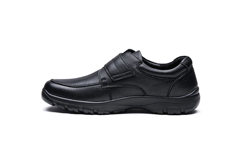 Zapatos Grunwald A7823 con velcro para hombre, de corte ancho