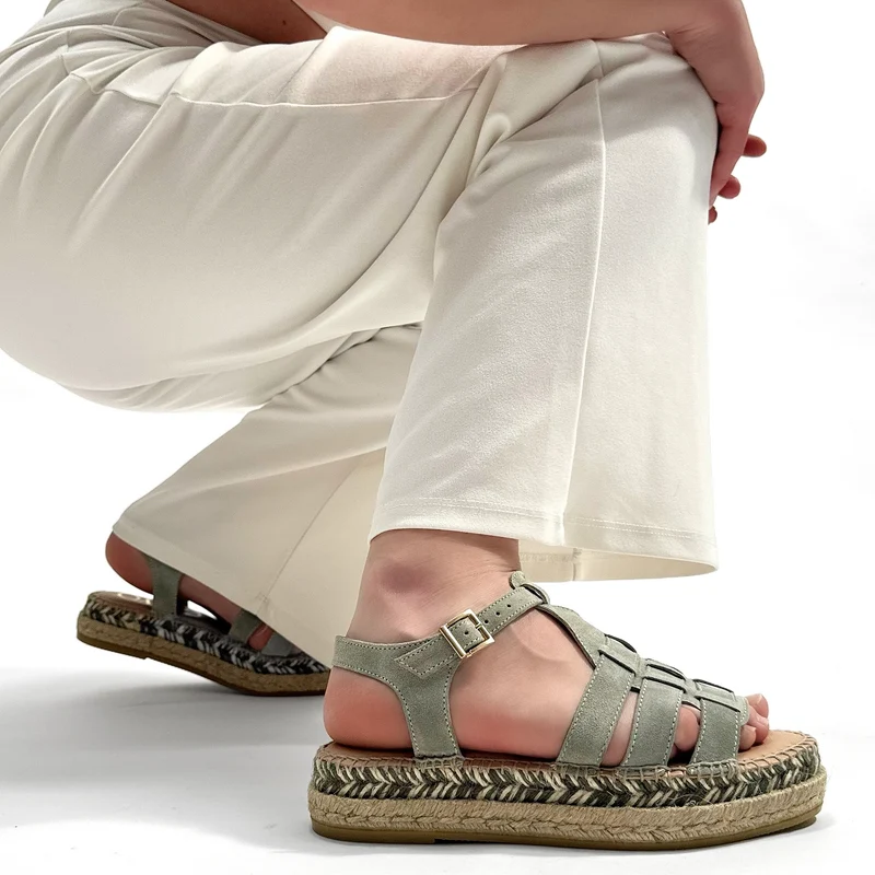 Sandalias de Esparto Gaimo Livia Menta