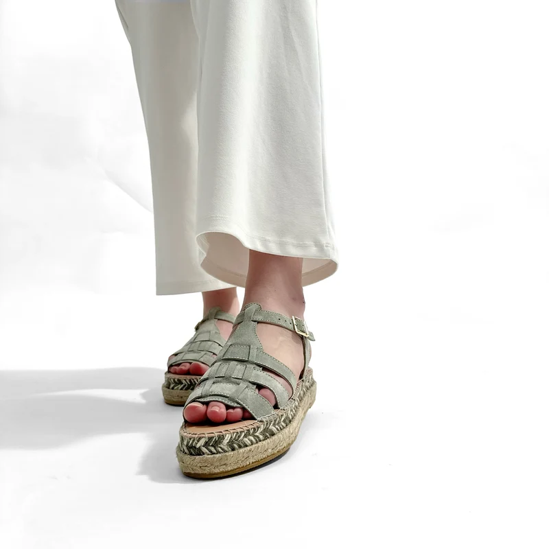Sandalias de Esparto Gaimo Livia Menta