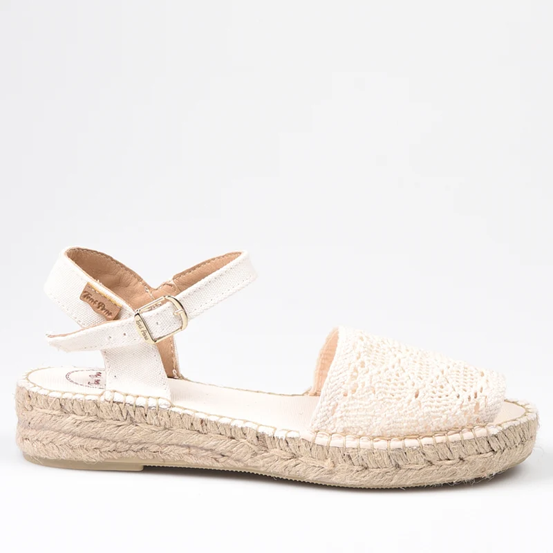 Sandalias de Esparto Toni Pons Eulalia Crudo