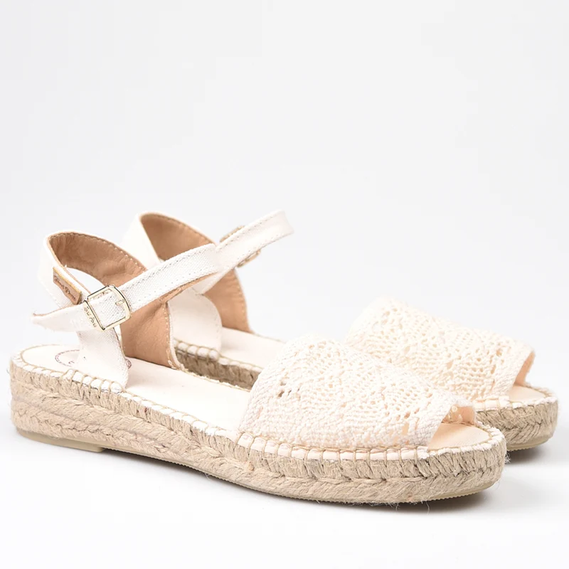 Sandalias de Esparto Toni Pons Eulalia Crudo