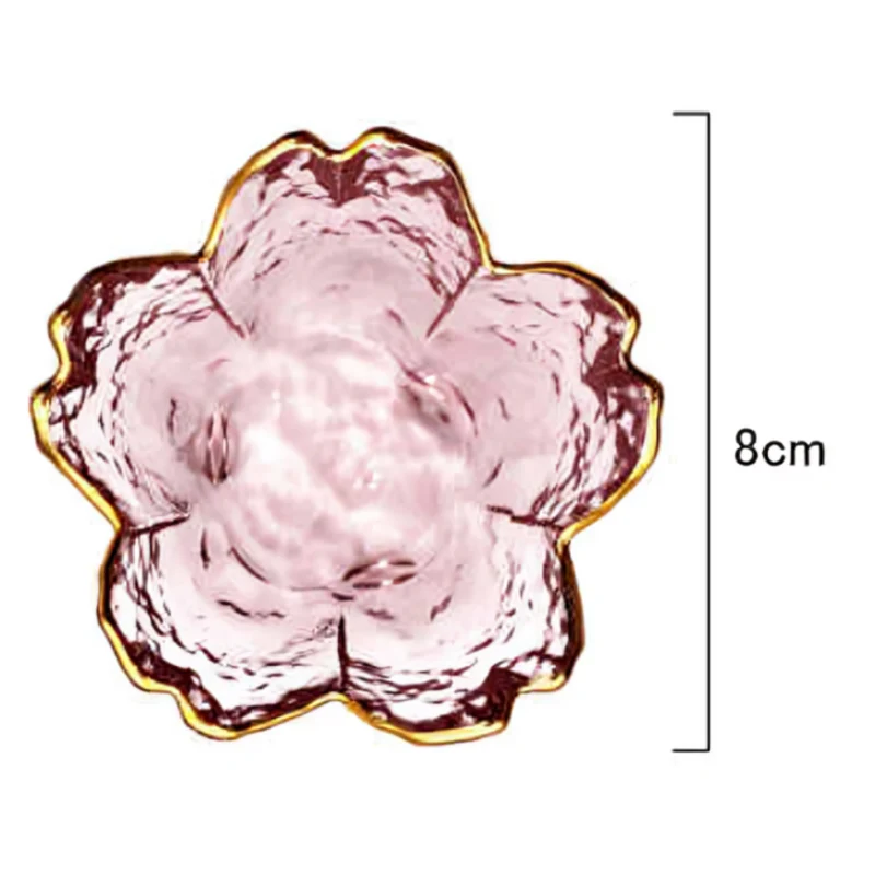 Miomu Mini Taza de Vidrio, Diseño Flor de Cerezo