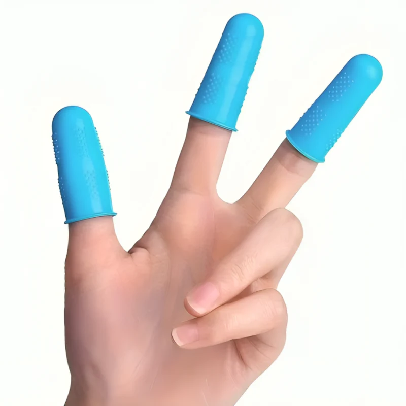 Miomu Protectores de Silicona para Dedos de la Mano para Pistola de Pegamento