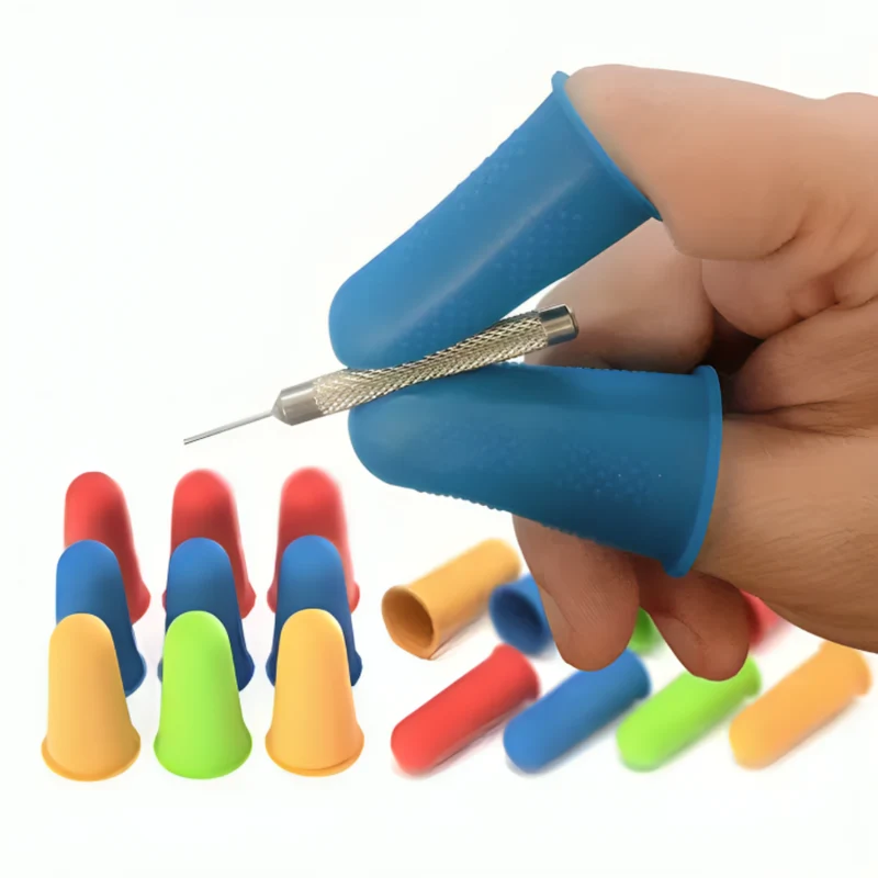Miomu Protectores de Silicona para Dedos de la Mano para Pistola de Pegamento