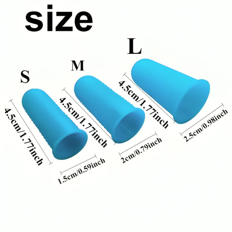 Miomu Protectores de Silicona para Dedos de la Mano para Pistola de Pegamento