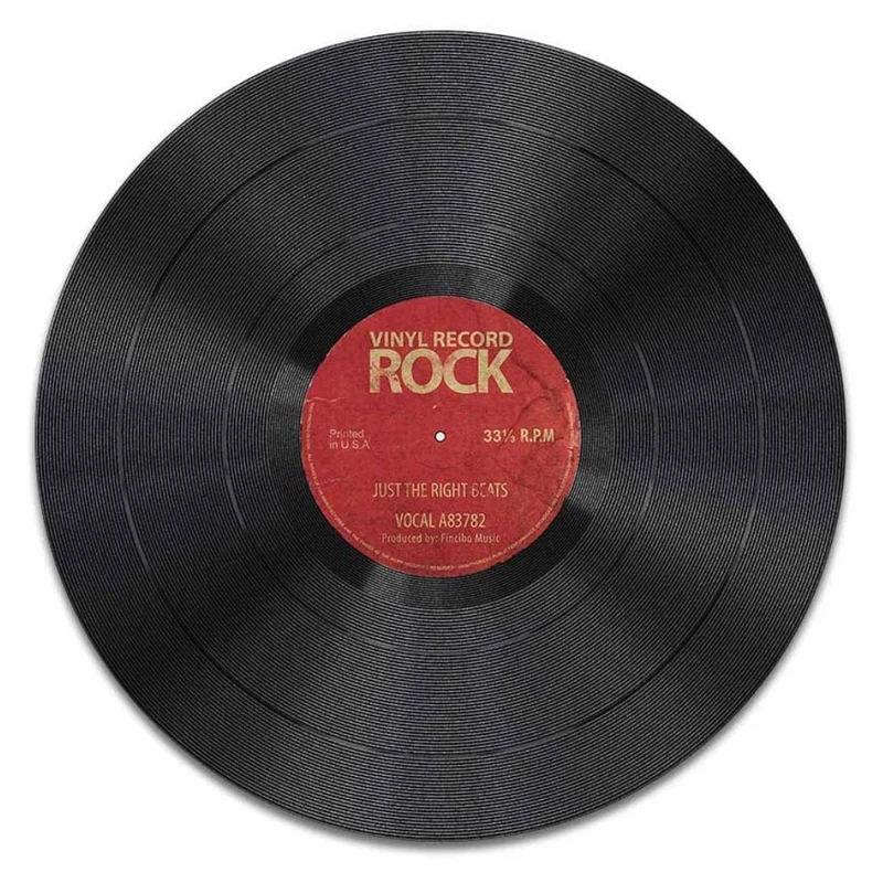 Miomu Mousepad con Diseño de Disco de Vinilo