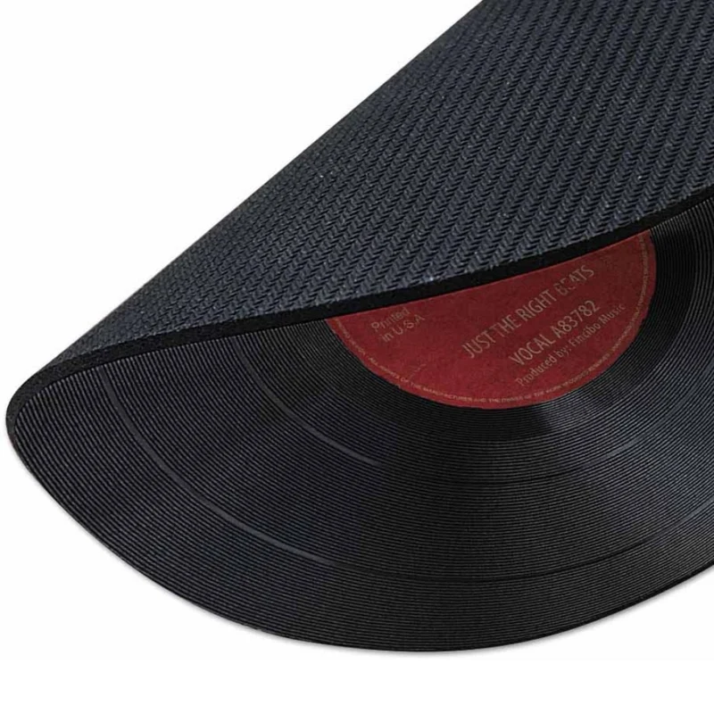 Miomu Mousepad con Diseño de Disco de Vinilo