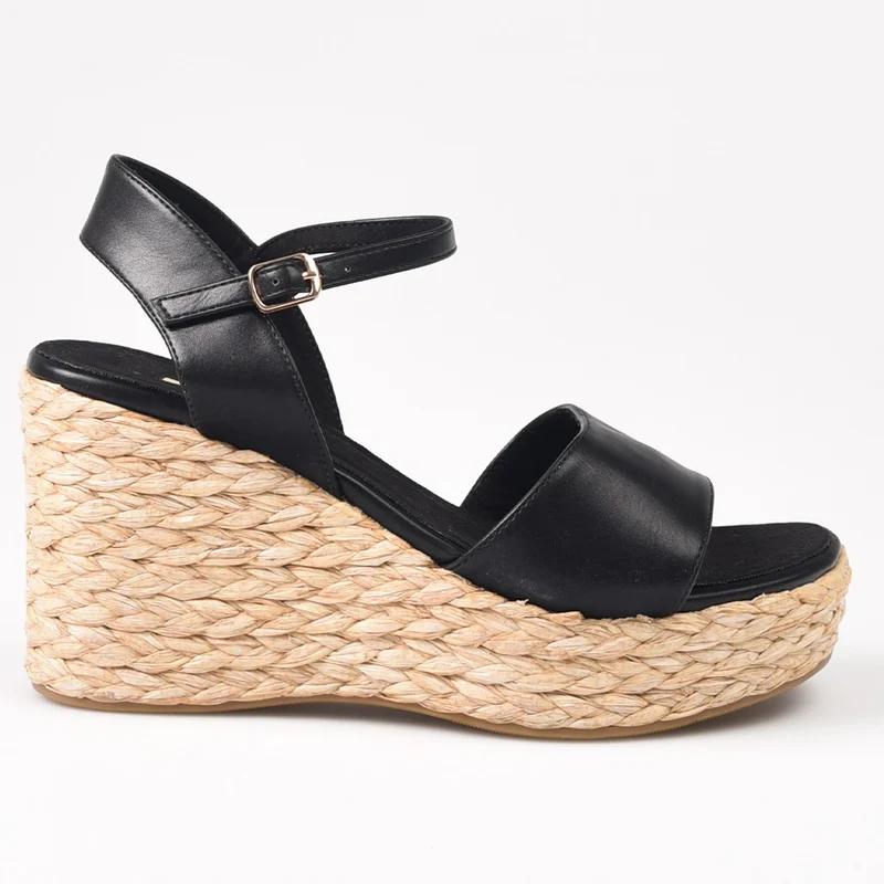 Sandalias de Rafia Corina M4340 Negro