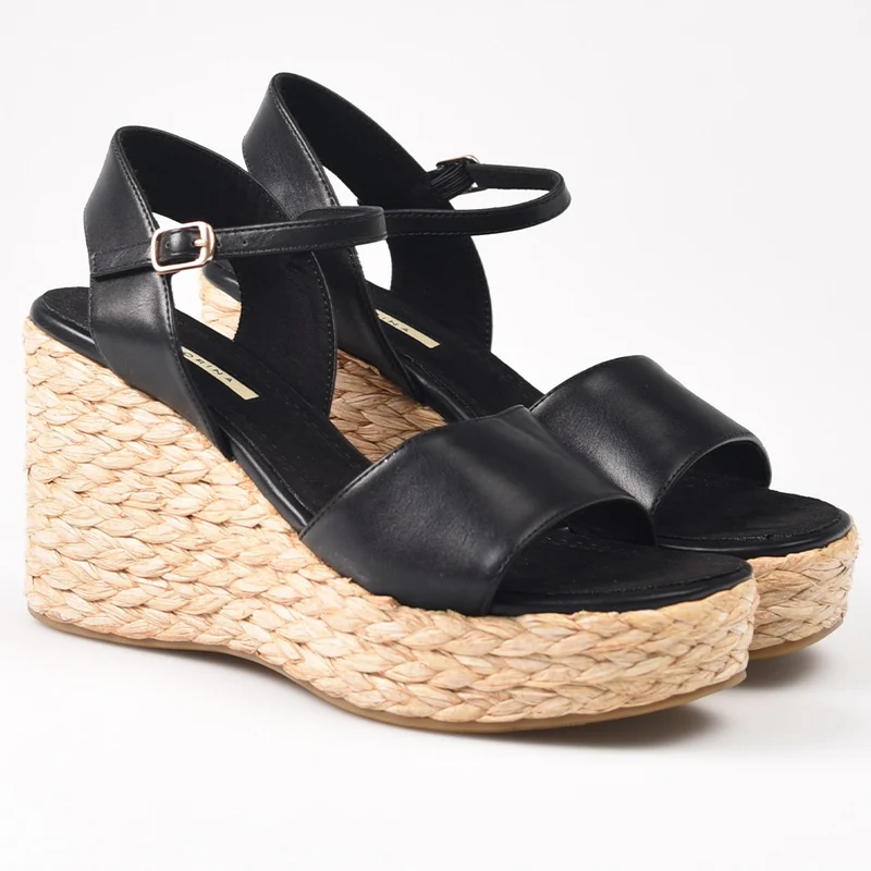 Sandalias de Rafia Corina M4340 Negro