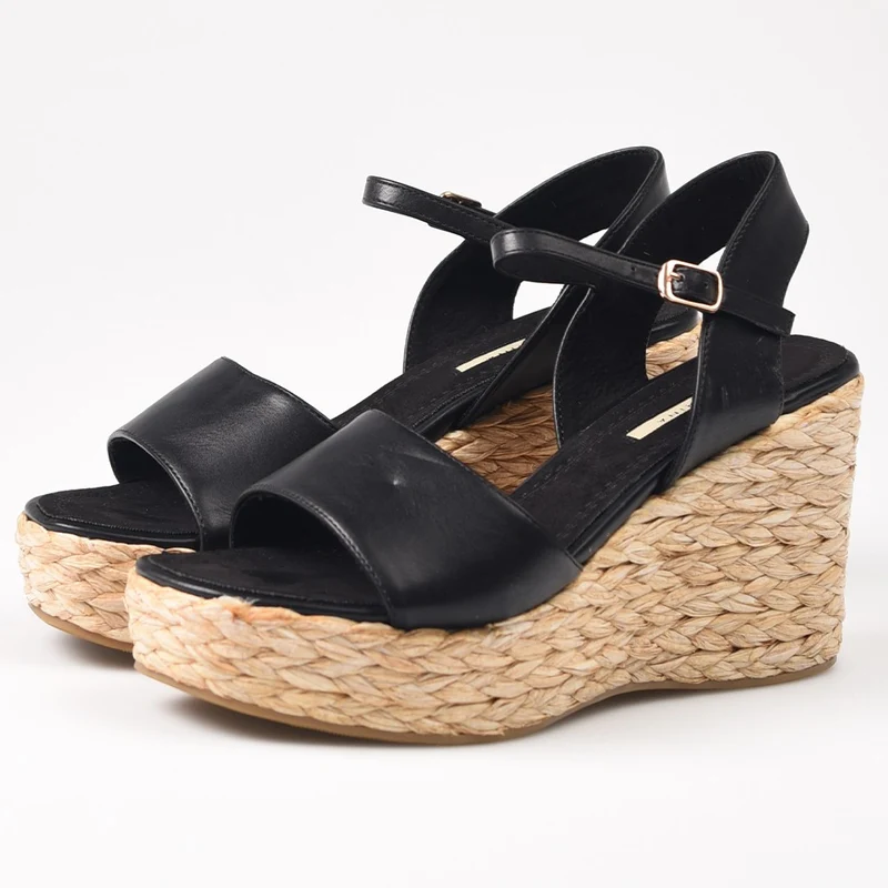 Sandalias de Rafia Corina M4340 Negro
