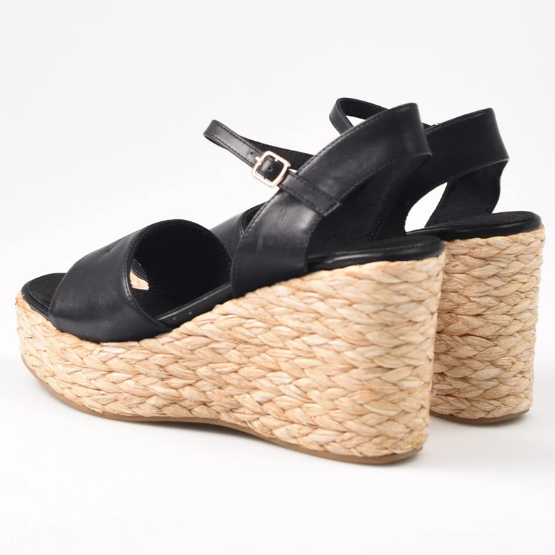 Sandalias de Rafia Corina M4340 Negro