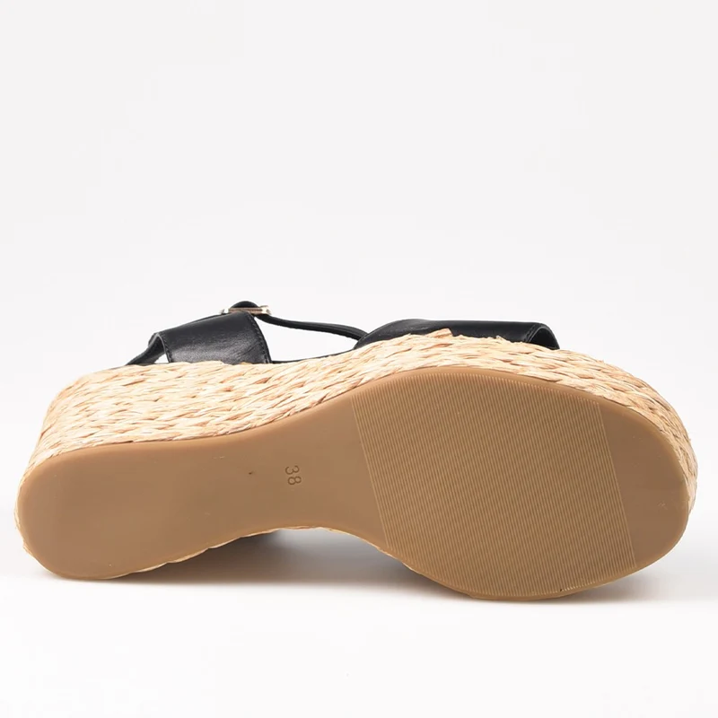 Sandalias de Rafia Corina M4340 Negro