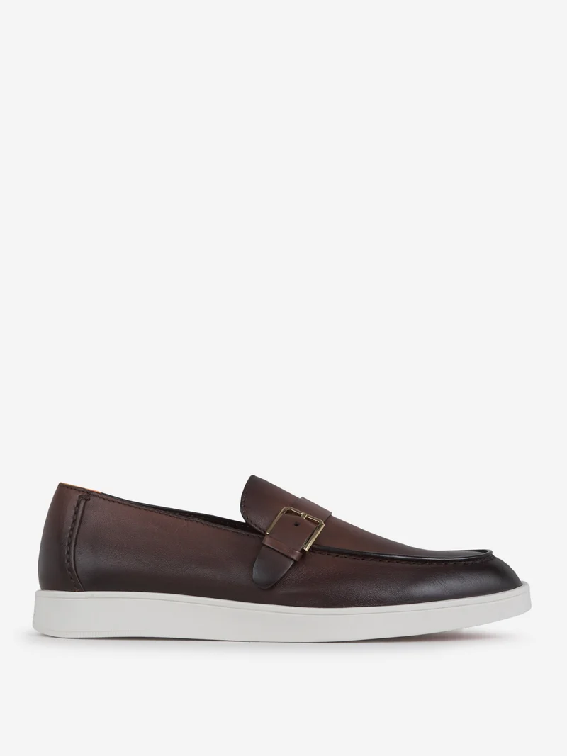 Mocasines Hebilla Piel