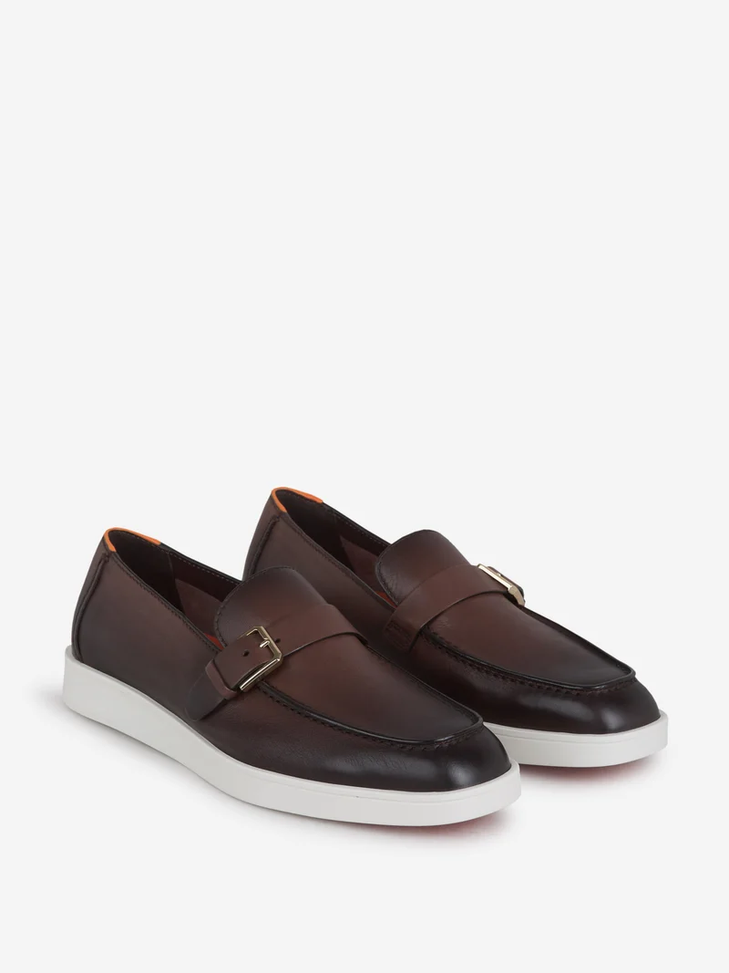 Mocasines Hebilla Piel