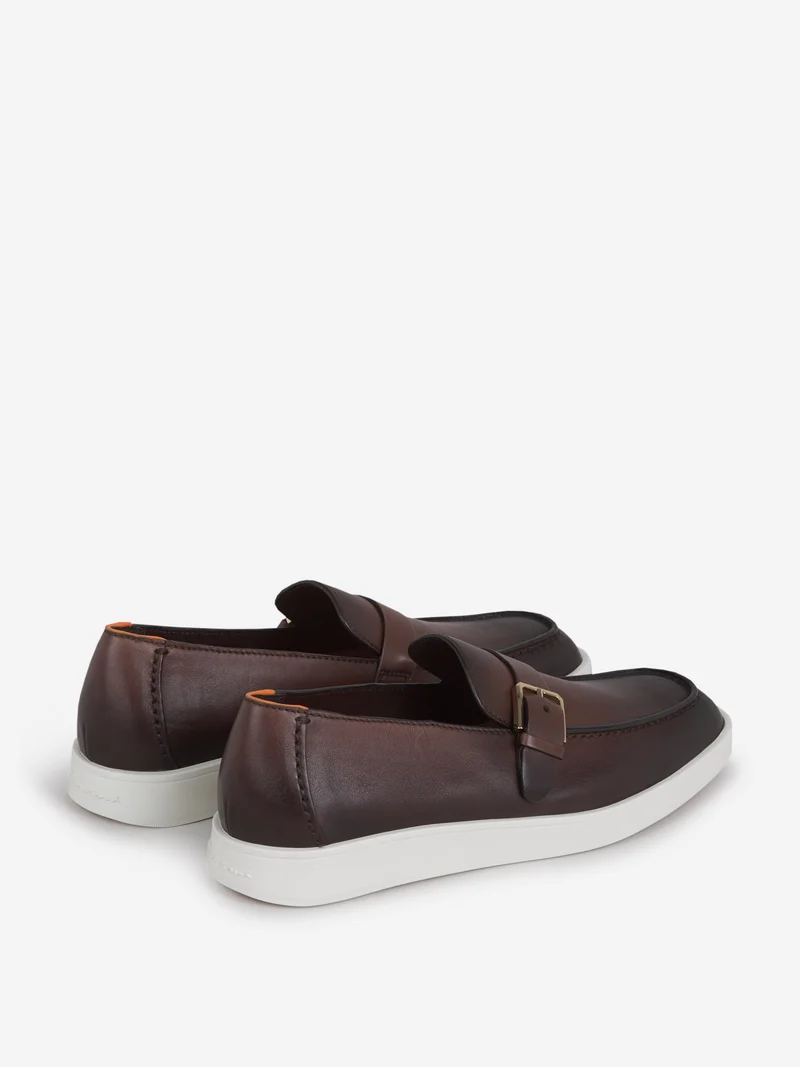 Mocasines Hebilla Piel