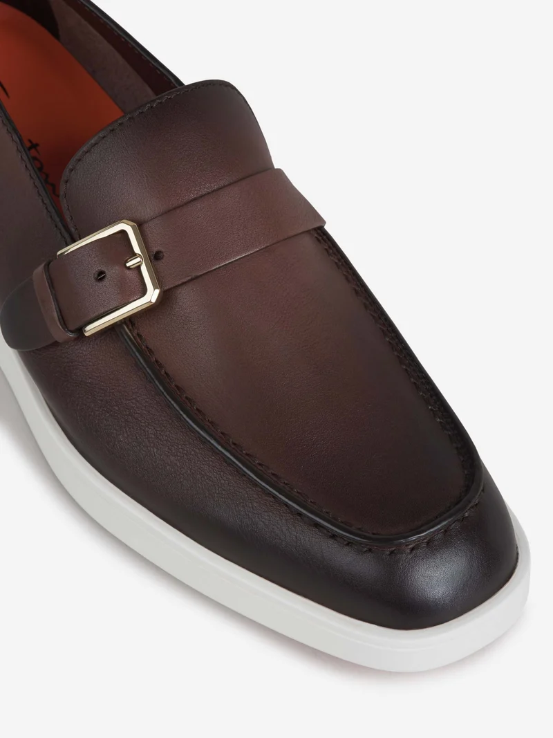 Mocasines Hebilla Piel