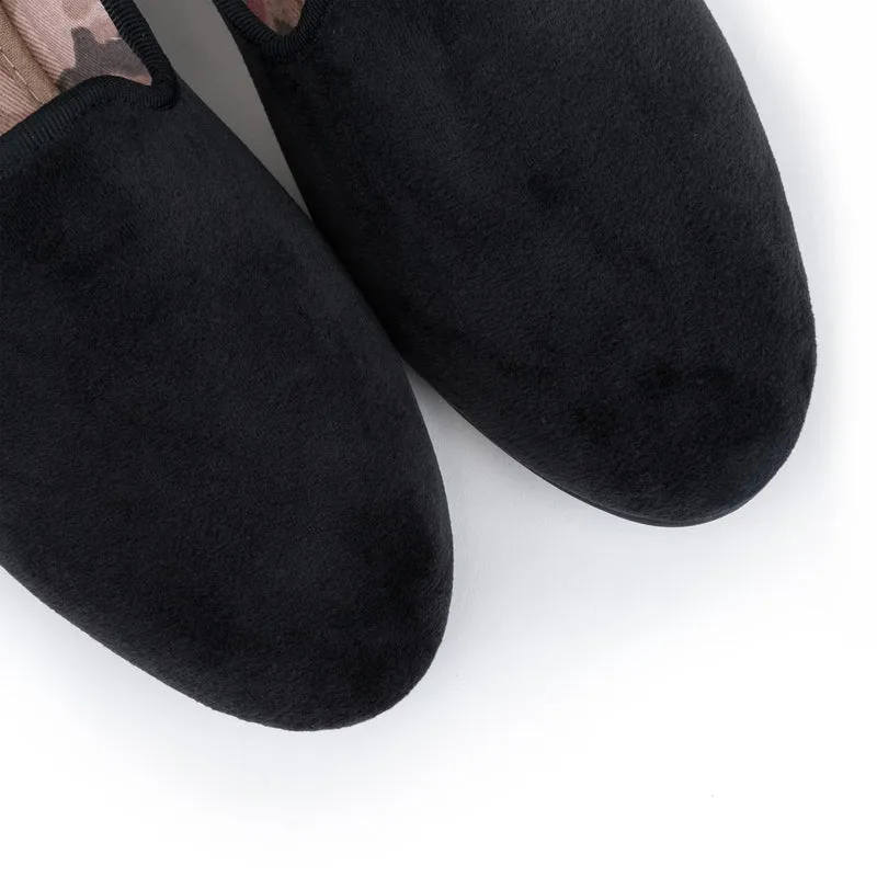 Zapatilla casa negra 18401 La Cadena