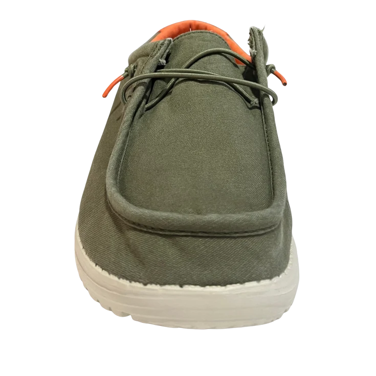 HOMBRE CASUAL ZAPATO CRO LONA KAKI XTI