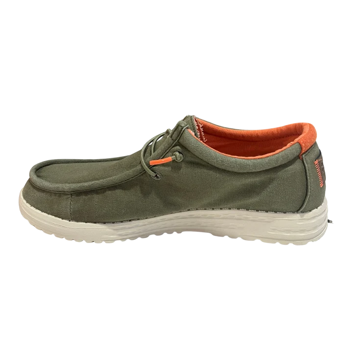 HOMBRE CASUAL ZAPATO CRO LONA KAKI XTI