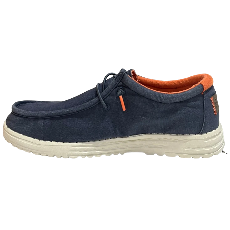 HOMBRE CASUAL ZAPATO CRO LONA NAVY XTI