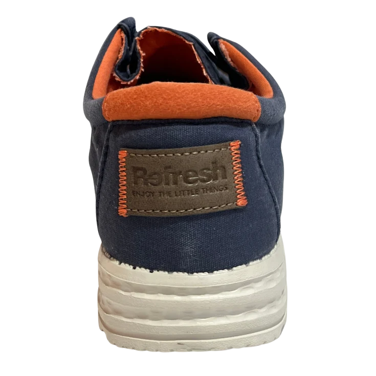HOMBRE CASUAL ZAPATO CRO LONA NAVY XTI
