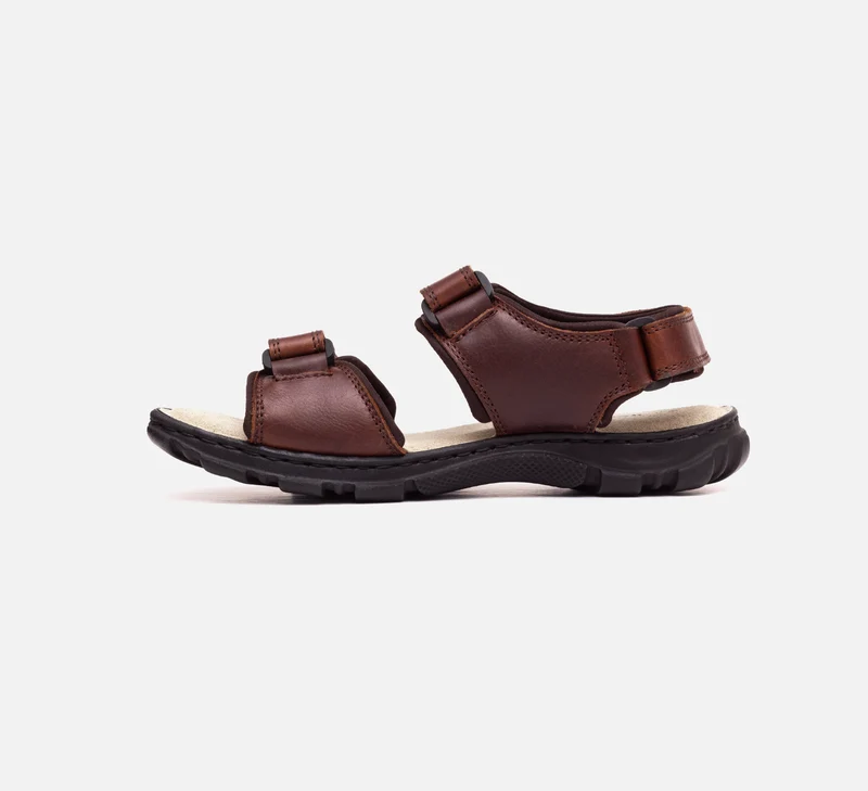 Sandalias de cuero James de ajuste ancho para hombre de Tredd Well