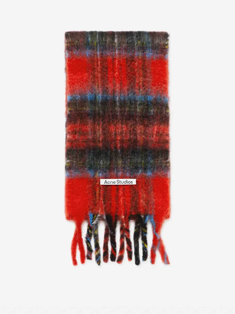 Bufanda Cuadros Mohair