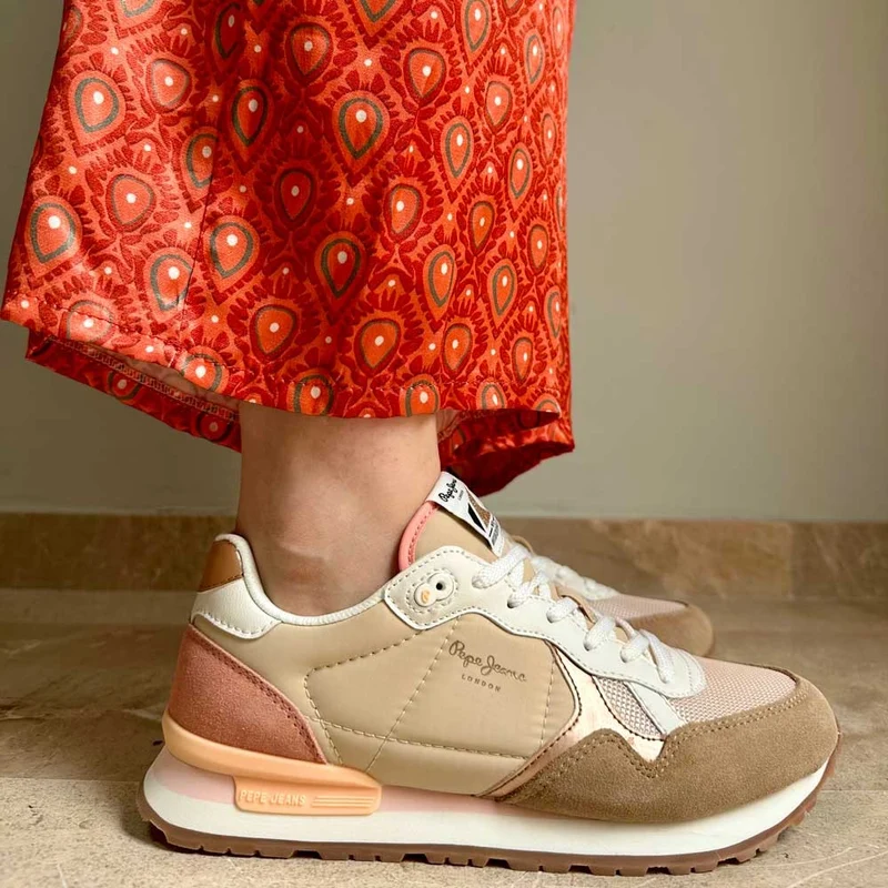 Zapatillas Pepe Jeans Brit Mix 847 Beige