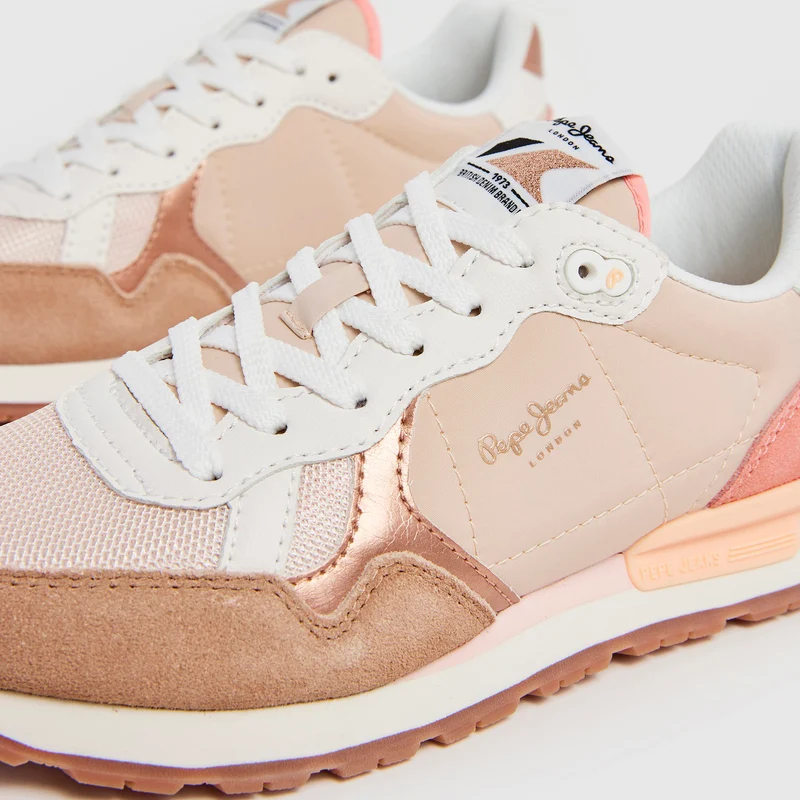 Zapatillas Pepe Jeans Brit Mix 847 Beige